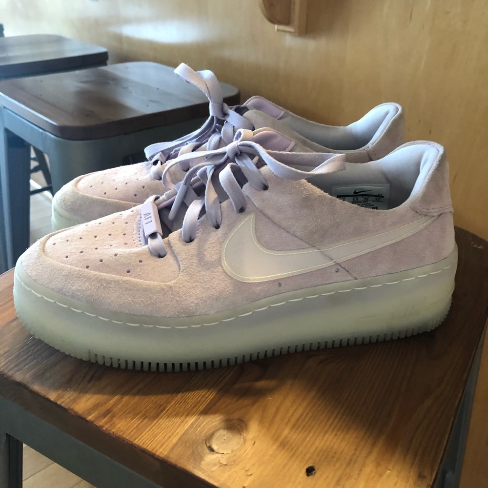 NIKE Air Force 1 shoes lavender